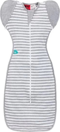 Love To Dream™ Babyslaapzak Swaddle Up™ - Inbakeren Afbouwen - Baby 6-9 Maanden - 8.5-11 Kg - All Season - Grijs