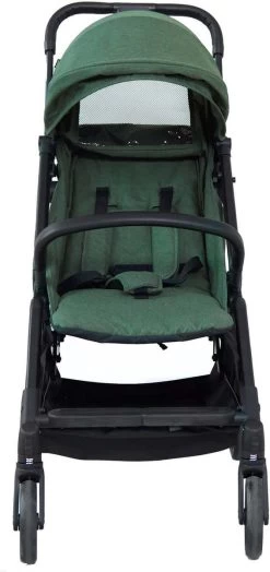 Prénatal Compact Buggy – Kinderwagen Met Boodschappenmand En Zonneklep - Traploos Verstelbare Wandelwagen – Inklapbaar Met 1 Hand - Plooibuggy Groen -Babyartikelen Winkel 566x1200