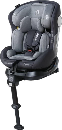 Autostoel Titanium Baby Nitro I-Size 360° 0-1-2-3 Isofix Rotation Grey -Babyartikelen Winkel 570x1200