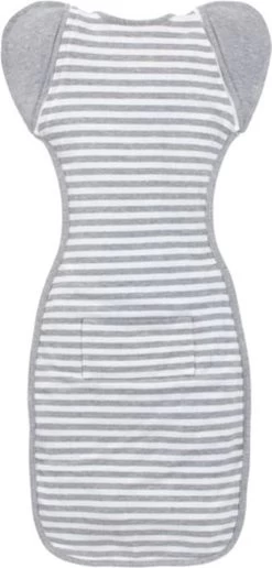 Love To Dream™ Babyslaapzak Swaddle Up™ - Inbakeren Afbouwen - Baby 6-9 Maanden - 8.5-11 Kg - All Season - Grijs -Babyartikelen Winkel 574x1200