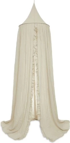 Jollein Baby Klamboe Vintage Ruffle 245cm - Nougat