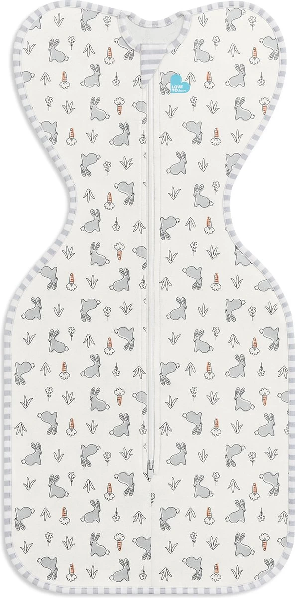 Love To Dream™ Babyslaapzak Swaddle Up™ - Inbakeren - Baby 0-3 Maanden - 3.5-6 Kg - All Season - Bunny 1 Love To Dream™ Babyslaapzak Swaddle Up™ - Inbakeren - Baby 0-3 Maanden - 3.5-6 Kg - All Season - Bunny
