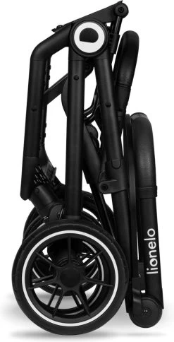 Lionelo Buggy Cloe - Kinderwagen Premium + - Tot 22 Kg - Verstelbare Rugleuning - 5-punts Veiligheidsgordels - Grote Zwenkwielen - Klamboe - Bekerhouder - Lichtgewicht - Compact - Waterdicht -Babyartikelen Winkel 612x1200