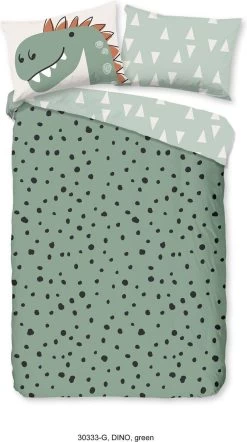 Good Morning Kids Dekbedovertrek Dino-Ledikant (100 X 135 Cm) -Babyartikelen Winkel 671x1200 1