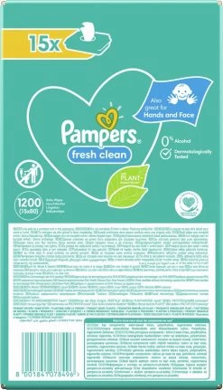 Pampers® Pampers - Fresh Clean - Billendoekjes - 3600 Doekjes - 45 X 80 -Babyartikelen Winkel 688x1200 1