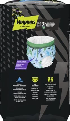 Ninjamas Pyjama Pants Luierbroekjes Jongen - 10 Nachtluiers Voor Bedplassen - 4-7 Jaar 23 Ninjamas Pyjama Pants Luierbroekjes Jongen - 10 Nachtluiers Voor Bedplassen - 4-7 Jaar -Babyartikelen Winkel 699x1200 1