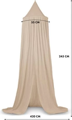 Deryan Baby Klamboe Vintage 245cm - Kinderklamboe - Hemeltje- Nougat 17 Deryan Baby Klamboe Vintage 245cm - Kinderklamboe - Hemeltje- Nougat -Babyartikelen Winkel 723x1200