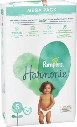 Pampers® Pampers Harmonie Luiers Maat 5 - 58 Luiers -Babyartikelen Winkel 730x1200 1