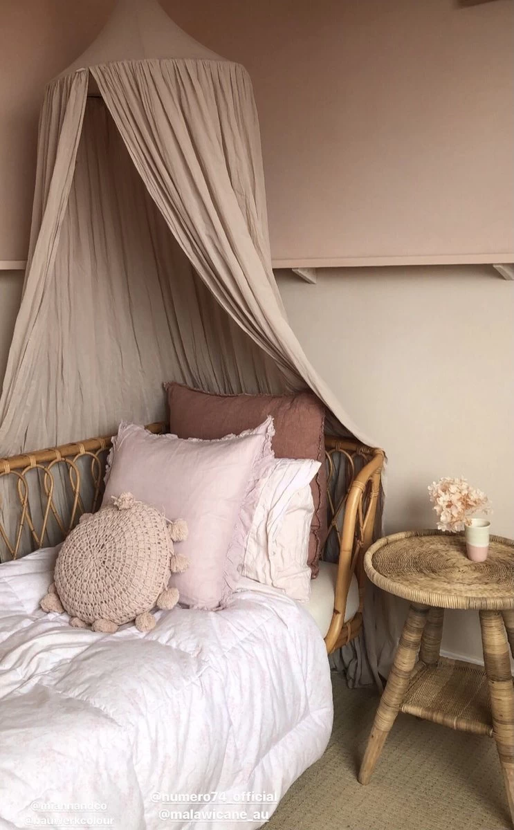 Deryan Baby Klamboe Vintage 245cm - Kinderklamboe - Hemeltje- Nougat 5 Deryan Baby Klamboe Vintage 245cm - Kinderklamboe - Hemeltje- Nougat - Afbeelding 5