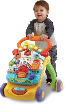 VTech 2 In 1 Baby Walker - Educatief Babyspeelgoed - Loopwagen Met Licht -Babyartikelen Winkel 745x1200