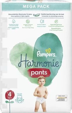 Pampers® Pampers Harmonie Pants Maat 4 (9kg-15kg) - Mega Pack 2 X 64 Luierbroekjes -Babyartikelen Winkel 771x1200 8
