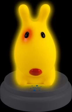 Alecto INNOCENT DOG - LED Nachtlampje, Hond, Geel -Babyartikelen Winkel 774x1200