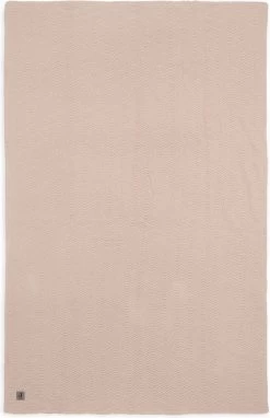 Jollein Baby Deken Ledikant 100x150cm River Knit - Pale Pink/Coral Fleece -Babyartikelen Winkel 775x1200 1