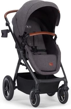 Kinderkraft B-Tour Ash Grey 3-in-1 Combi Kinderwagen Incl. Autostoel KSBTOU00DGR3000 -Babyartikelen Winkel 779x1200 1