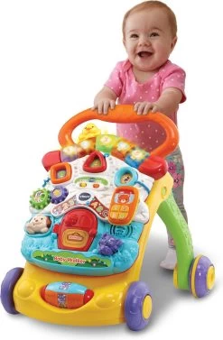 VTech 2 In 1 Baby Walker - Educatief Babyspeelgoed - Loopwagen Met Licht -Babyartikelen Winkel 787x1200
