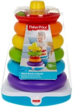 Fisher Price Fisher-Price Stapelringen - Grote Kleurenringpiramide -Babyartikelen Winkel 793x1200