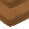 Meyco Jersey Hoeslaken Juniorbed - 2-pack - Camel - 70x140/150cm