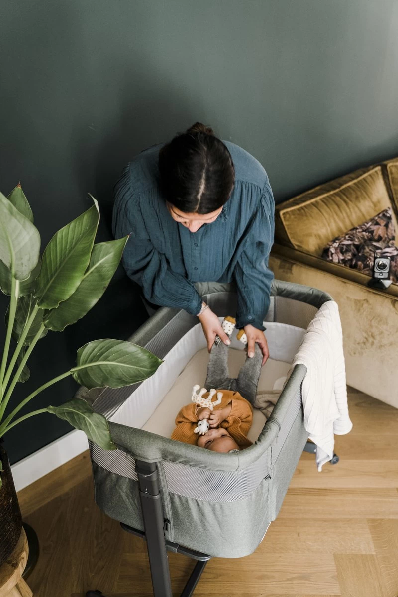 Co-Sleeper Novi Baby® Goodnight Green Melange 4 Co-Sleeper Novi Baby® Goodnight Green Melange - Afbeelding 4