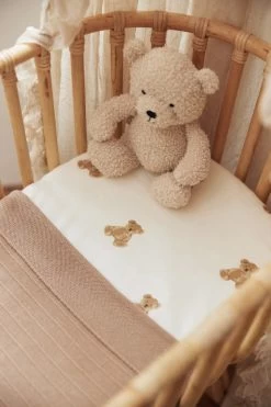 Jollein Baby Hoeslaken Jersey 40/50x80/90cm - Teddy Bear -Babyartikelen Winkel 800x1200 177
