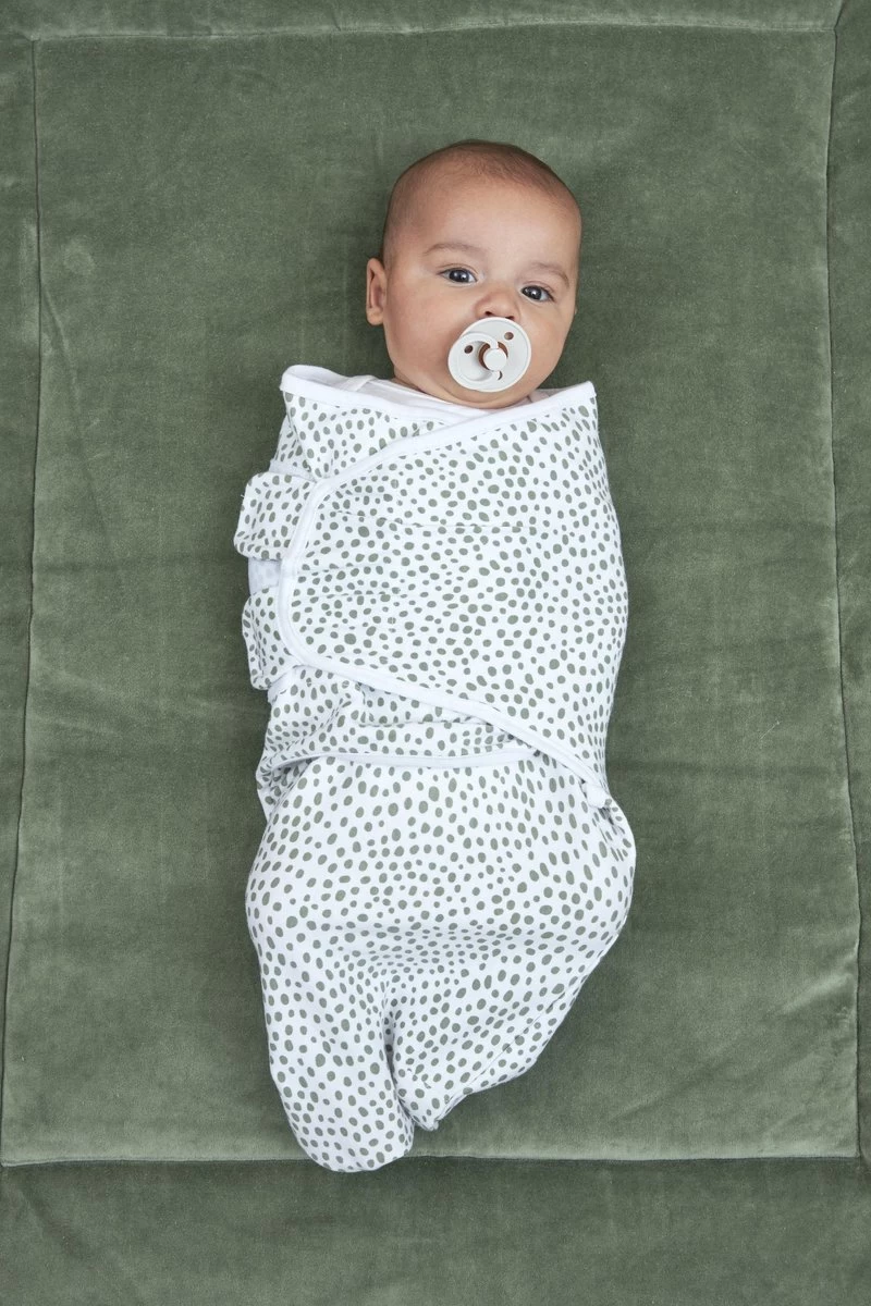 Meyco Cheetah/Uni Swaddlemeyco Inbakerdoek - 2-pack - Forest Green - 4-6 Maanden 4 Meyco Cheetah/Uni Swaddlemeyco Inbakerdoek - 2-pack - Forest Green - 4-6 Maanden - Afbeelding 4