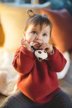 Lanco Rubberen Bijtring - Kori De Panda - Zwart - Wit -Babyartikelen Winkel 800x1200 2