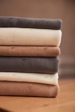 Jollein Baby Deken Ledikant 100x150cm Pointelle - Biscuit -Babyartikelen Winkel 800x1200 207