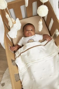 Meyco Knots Wiegdeken - 75x100 Cm - Offwhite -Babyartikelen Winkel 800x1200 209