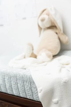 Meyco Knots Wiegdeken - 75x100 Cm - Offwhite -Babyartikelen Winkel 800x1200 212