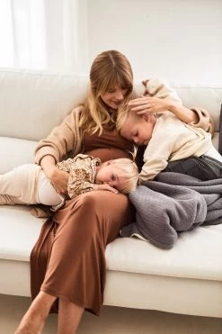 Jollein Baby Deken Wieg 75x100cm Teddy Bliss Knit - Nougat -Babyartikelen Winkel 800x1200 231