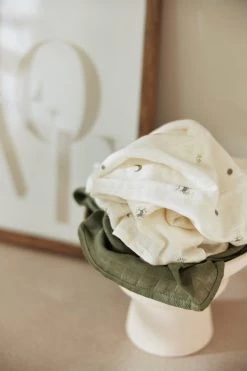 Jollein Hydrofiele Doek Small 70x70cm Stargaze - Leaf Green - 3 Stuks -Babyartikelen Winkel 800x1200 312