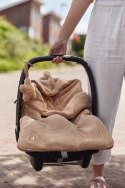 Jollein Voetenzak Voor Autstoel & Kinderwagen - Basic Knit - Biscuit -Babyartikelen Winkel 800x1200 77