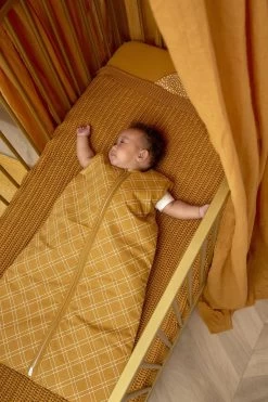 Meyco Double Diamond Winter Baby Slaapzak Gevoerd - 110 Cm - Honey Gold -Babyartikelen Winkel 800x1200 95