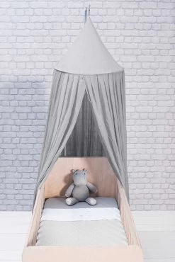 Jollein Baby Klamboe Vintage 245cm - Soft Grey -Babyartikelen Winkel 801x1200 30