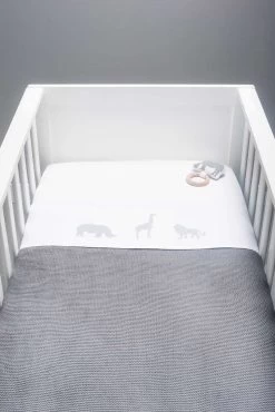 Jollein Baby Deken Wieg 75x100cm Basic Knit - Stone Grey -Babyartikelen Winkel 801x1200 58