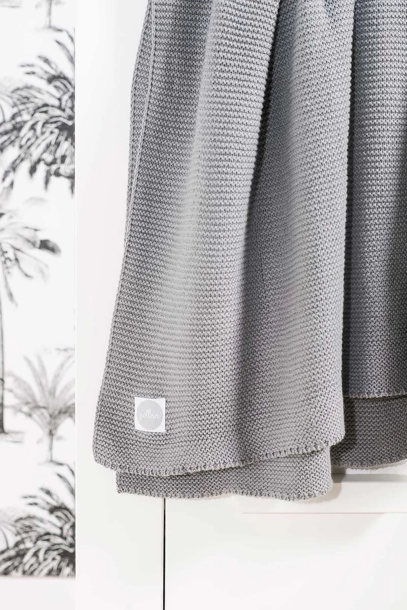 Jollein Baby Deken Wieg 75x100cm Basic Knit - Forest Green 17 Jollein Baby Deken Wieg 75x100cm Basic Knit - Forest Green - Afbeelding 17