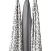 Meyco Panter Swaddle - 3-pack - Hydrofiel - Neutral/grey - 120x120cm