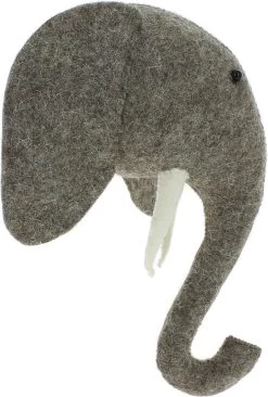 Fiona Walker England Animal Head | Mini Elephant Head | Wanddecoratie Mini Olifantenkop | Dierenkop Kinderkamer -Babyartikelen Winkel 810x1200 1