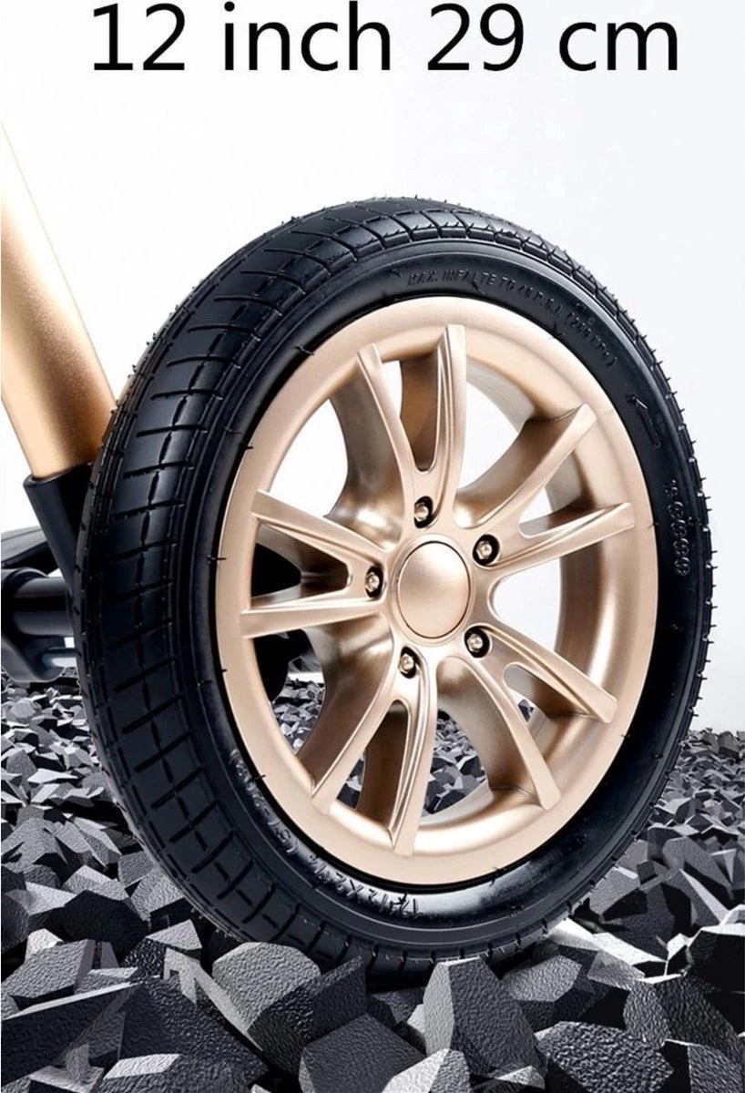 Merkloos Kinderwagen 3-in-1 – Luxe Kinderwagen - Buggy – Wandelwagen - Multifunctioneel – Opklapbaar – Incl Autostoel – Donkerbruin 5 Merkloos Kinderwagen 3-in-1 – Luxe Kinderwagen - Buggy – Wandelwagen - Multifunctioneel – Opklapbaar – Incl Autostoel – Donkerbruin - Afbeelding 5