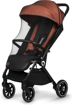 Lionelo Buggy Cloe - Kinderwagen Premium + - Tot 22 Kg - Verstelbare Rugleuning - 5-punts Veiligheidsgordels - Grote Zwenkwielen - Klamboe - Bekerhouder - Lichtgewicht - Compact - Waterdicht -Babyartikelen Winkel 828x1200 6