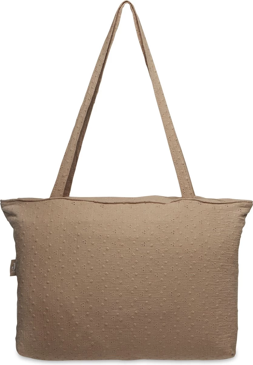 Jollein Shopper Embroidery - Biscuit 5 Jollein Shopper Embroidery - Biscuit - Afbeelding 5