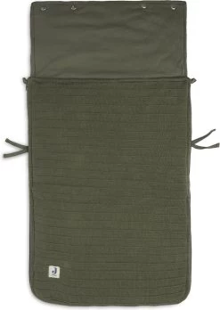 Jollein Voetenzak Pure Knit - Leaf Green -Babyartikelen Winkel 852x1200 3
