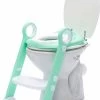 Zavelo Toilet Trainer Met Trapje | Brilverkleiner Met Handvaten En Opstapje | Opvouwbaar Toilet Met Afneembaar Zitje | WC Zindelijkheids Training Voor Jongens/Meisjes | Urinoirs Voor Kind/Peuter Van 2 Tot 7 Jaar | Mint