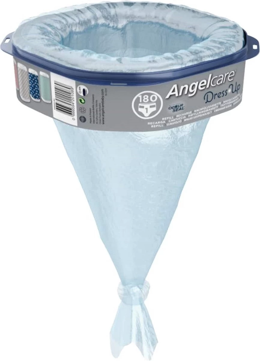 Angelcare DressUp Navulverpakking Luieremmer - 1 ROL 8 Angelcare DressUp Navulverpakking Luieremmer - 1 ROL - Afbeelding 8