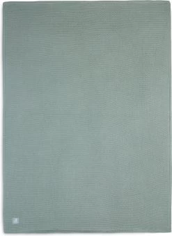 Jollein Baby Deken Ledikant 100x150cm Basic Knit Forest Green/Fleece -Babyartikelen Winkel 873x1200 6