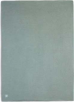 Jollein Baby Deken Ledikant 100x150cm Basic Knit Forest Green/Fleece -Babyartikelen Winkel 875x1200 7