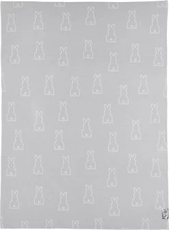Meyco X Mrs.Keizer Rabbit Wiegdeken - Silver - 75x100cm -Babyartikelen Winkel 883x1200 3