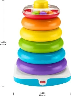 Fisher Price Fisher-Price Stapelringen - Grote Kleurenringpiramide -Babyartikelen Winkel 887x1200