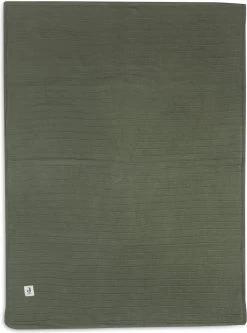 Jollein Baby Deken Wieg Velvet Pure Knit - Leaf Green - GOTS -Babyartikelen Winkel 889x1200 4