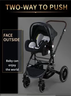 Merkloos 3 In 1 Kinderwagen - Buggy - Opklapbare Wandelwagen - Opvouwbaar - Kinderwagen 3 In 1 - Wandelwagen - Kinderwagens - Kinderwagen 3 In 1 Incl Autostoel - Wandelwagen Baby - Maxi-Cosi -Babyartikelen Winkel 897x1200 2