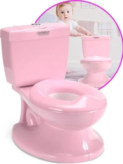 Casteleyn - Toilet Trainer - WC Potje - Plaspotje - Kinder Toilet - Met Geluid - Tot 21KG - Roze